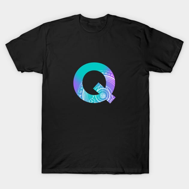 Q Design T-Shirt by Afuu